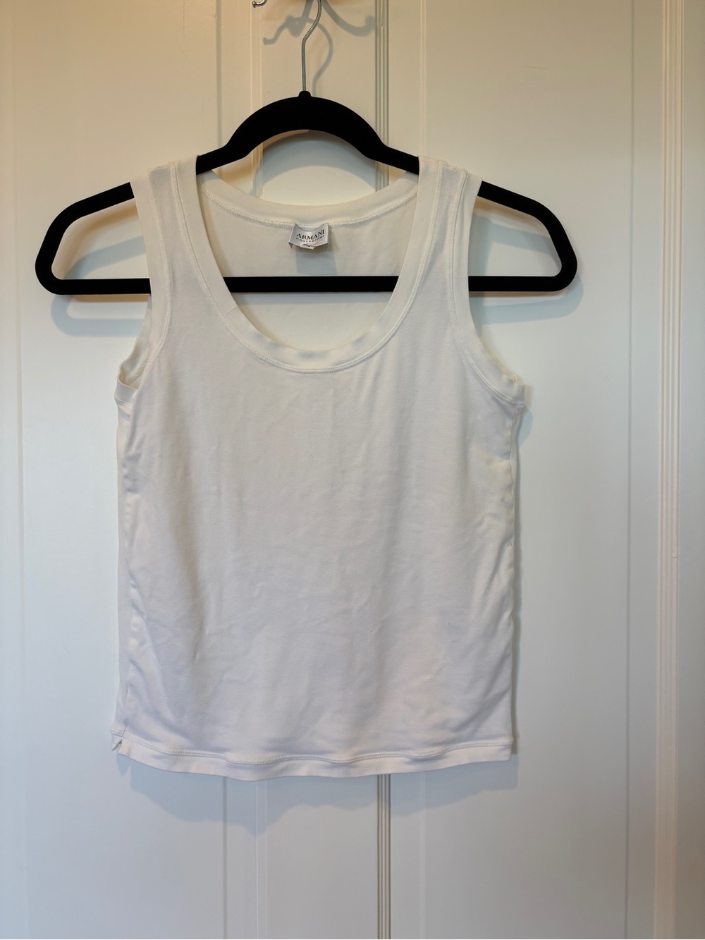 Armani Collezioni White Tank Top